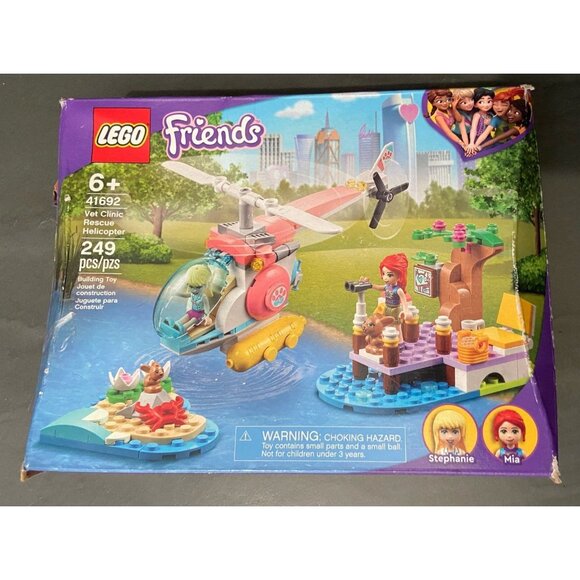 LEGO Friends Set 41692 Vet Clinic Rescue Helicopter - Picture 1 of 2
